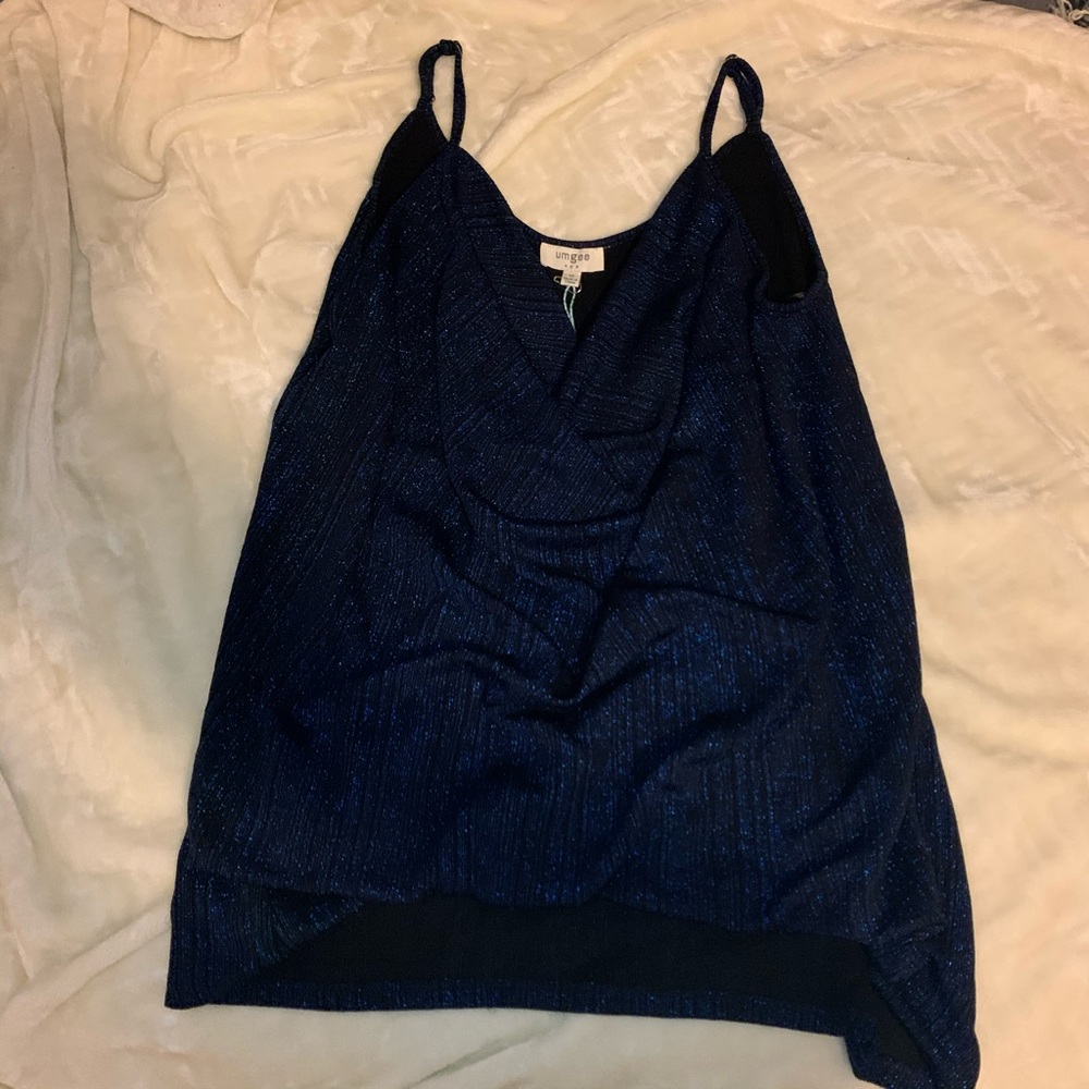*NWT* Sparkly Cowl Neck Top
